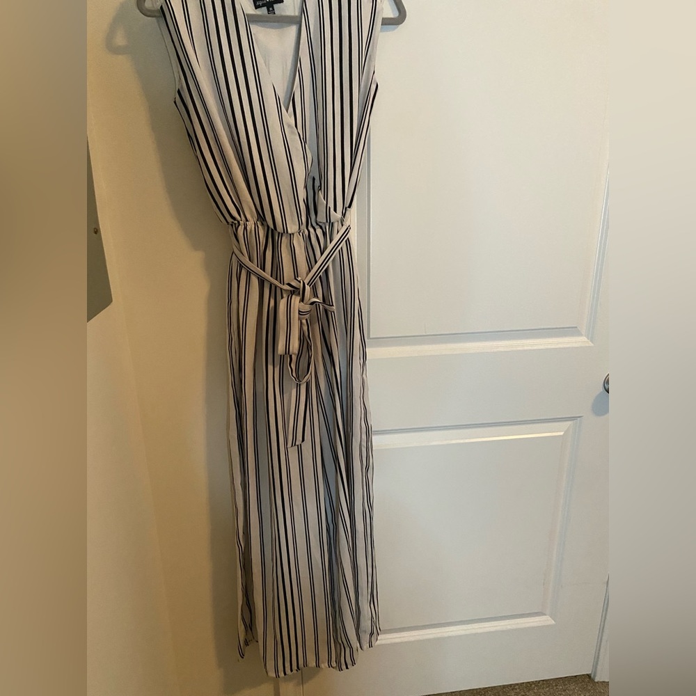 Women’s Black & White Jumpsuit - Picture 6 of 7